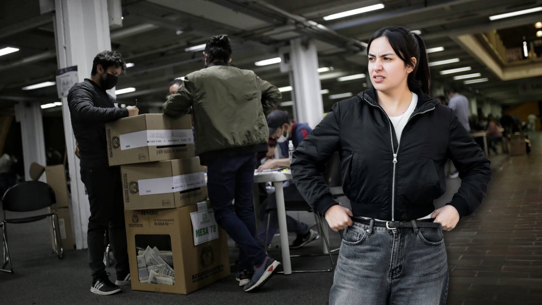 Los jurados de votación remanentes deben presentarse a las 7:00 a. m. en el puesto asignado, incluso si no terminan integrando una mesa- crédito Sergio Acero (Colprensa)