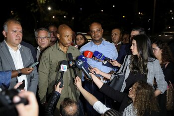 En octubre de 2022 Adams visitó México, Ecuador y Colombia con el objetivo de persuadir a las personas para que no hagan el peligroso viaje hacia Estados Unidos a través de la frontera. (REUTERS/Luisa Gonzalez)