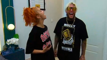 Alex Caniggia y Melody Luz