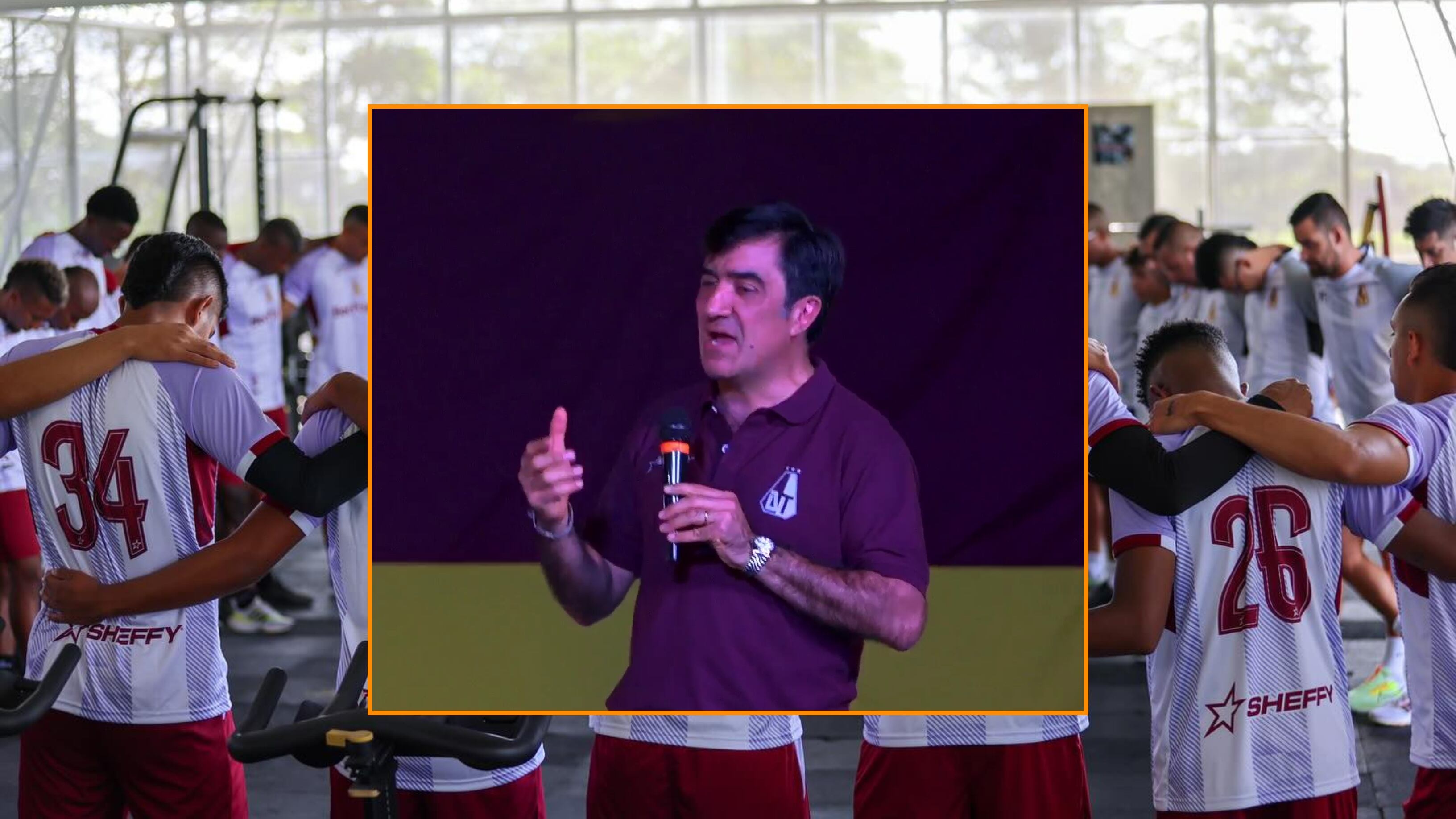 Cesar Camargo, presidente del Deportes Tolima, no ha confirmado la llegada de nuevos jugadores para el 2025 - crédito Deportes Tolima