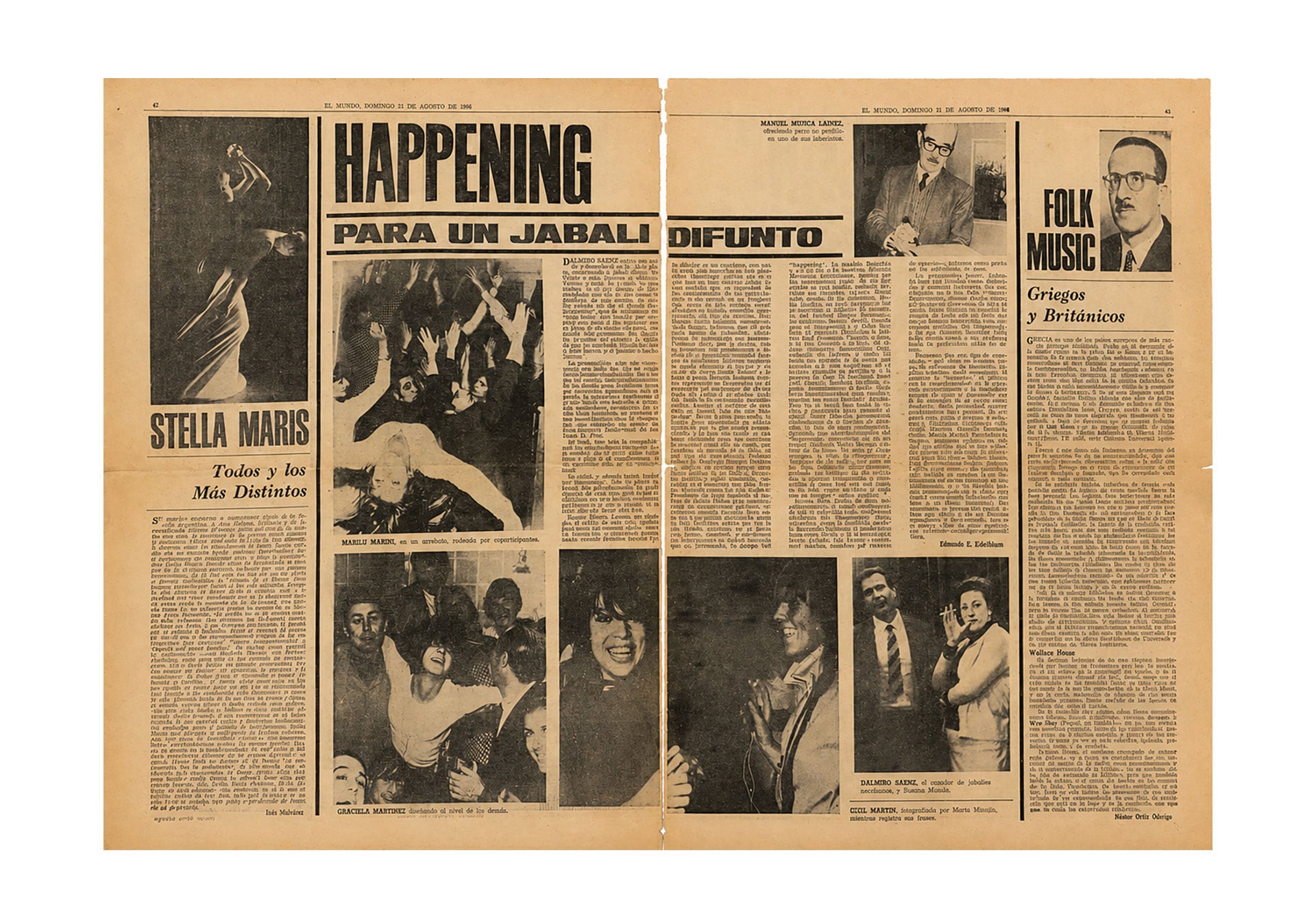 Recorte periodístico de