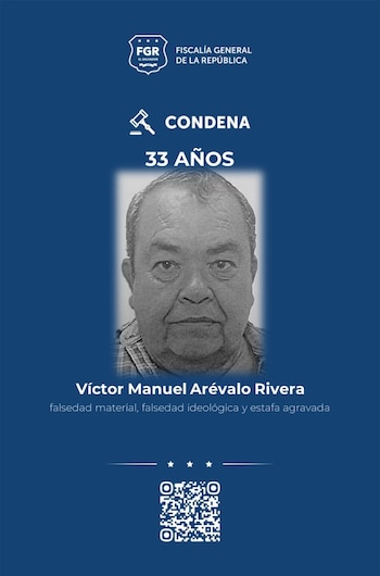 La investigación señaló que Víctor Manuel Arévalo modificó escrituras públicas para apropiarse de bienes inmuebles en zonas de La Libertad. (Foto cortesía FGR)