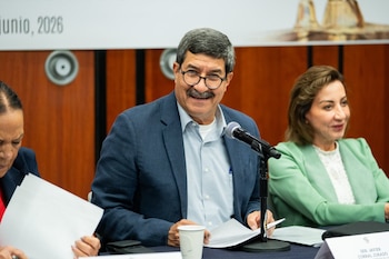 Javier Corral se "sorprendió" por captura de Ernesto Ruffo.
Crédito: X/ @MorenaSenadores