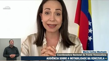 María Corina Machado habló en
