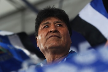 El expresidente de Bolivia Evo