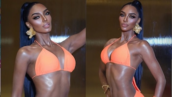 Zuliet Seminario, Miss Grand Perú, impactó en el desfile en traje de baño del Miss Grand International 2026