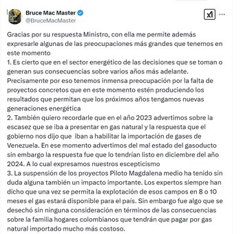 Bruce Mac Master, presidente de