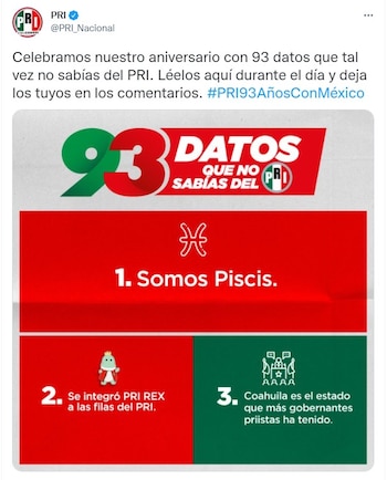 De acuerdo con el PRI,