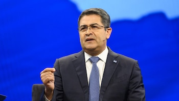 El expresidente hondureño Juan Orlando