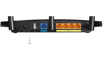 El botón 'reset' del router