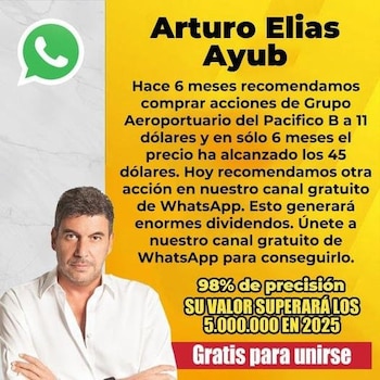 Mensaje fraudulento en el que