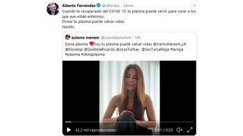 El retuit del Presidente sobre