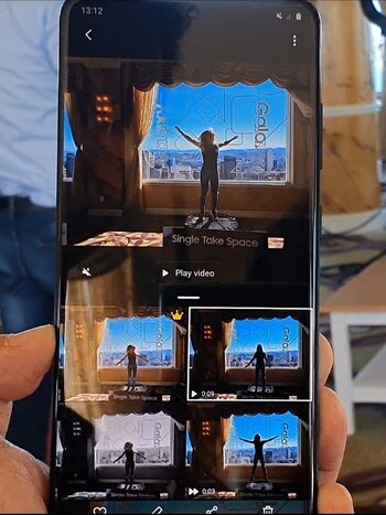 La opción "toma única" es