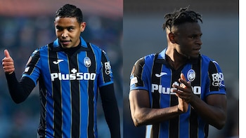 Luis Fernando Muriel y Duván Zapata son los colombianos presentes en las filas del Atalanta de Italia. Imagen: Reuters.