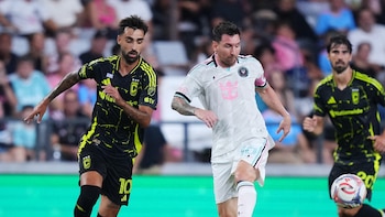 Con Lionel Messi y Rodrigo De Paul en cancha, Inter Miami iguala con Columbus Crew por la MLS