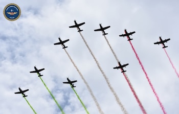 Prácticas realizadas por los pilotos de la FAM. Crédito: Fuerza Aérea Mexicana
