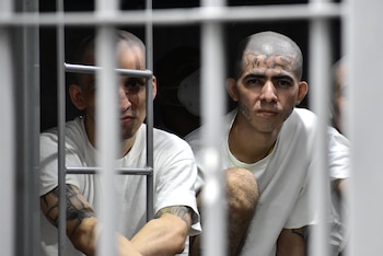 Centro de Confinamiento del Terrorismo CECOT, cárcel de máxima seguridad de El Salvador donde están recluidos miles de pandilleros y mareros