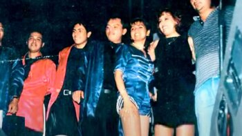 Magaly Medina junto al grupo