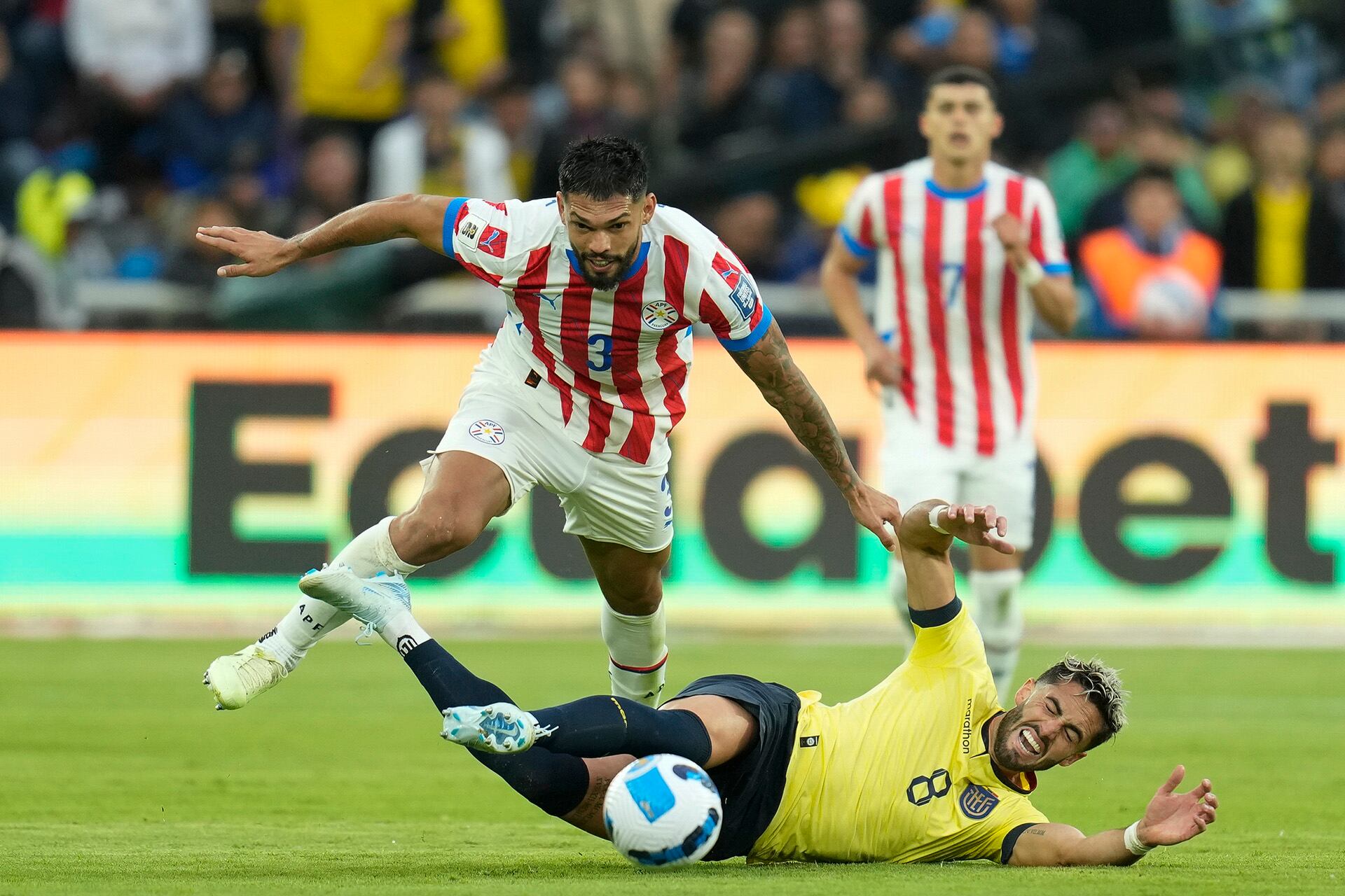 Paraguay busca la clasificación al Mundial 2026 ante Ecuador (AP Photo/Dolores Ochoa)