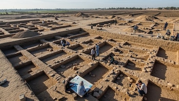 La tecnología satelital revela un templo oculto bajo una ciudad de Egipto