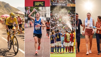 El calor extremo obliga al deporte de élite a cambiar horarios, rutinas y protocolos