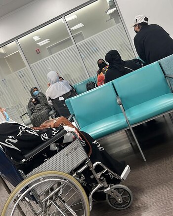 El sector femenino del hospital