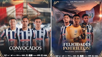 Los convocados de Alianza Lima a la selección peruana adulta y la sub 19. - créditos: Alianza Lima