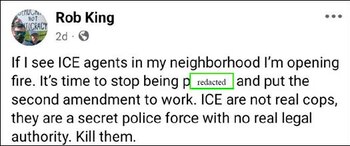 El hombre amenazó con disparar