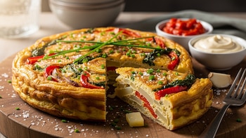 Receta de frittata de papas