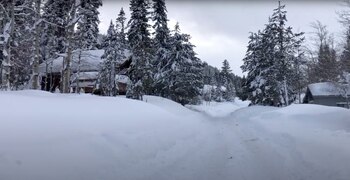 La impresionante nevada que cayó