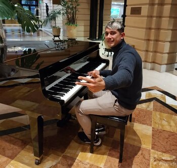 El cantante sueña con triunfar