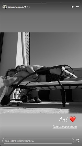 Benjamín Vicuña comparte una íntima