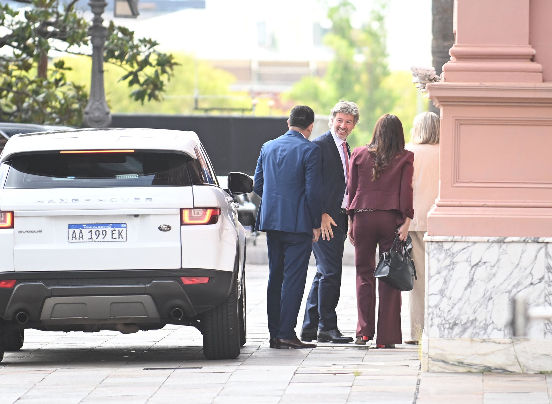 Juan Bautista Mahiques ingresa a Casa Rosada (Fotos: Maximiliano Luna)