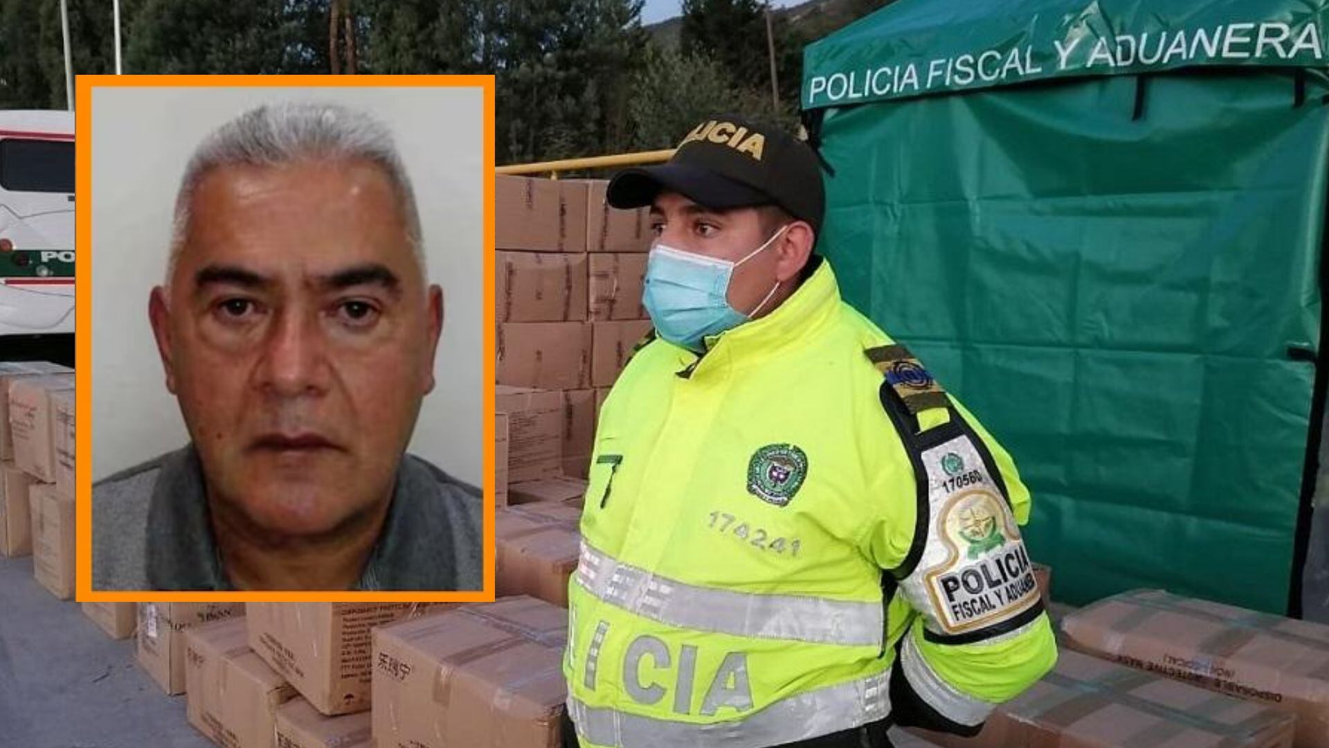 La Fiscalía investiga a alias Papá Pitufo por presuntamente liderar una red de contrabando con empresas fachada, sobornos y operaciones en Cartagena y Buenaventura. - crédito Policía Fiscal y Aduanera/Captura de Pantalla