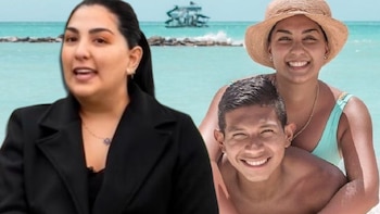 Ana Siucho le dedica romántico mensaje a Edison Flores. Composición Infobae Perú