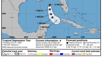 Depresión Tropical 2: el primer