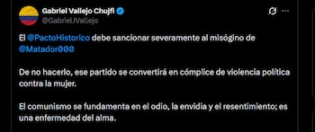 Gabriel Vallejo aseguró que