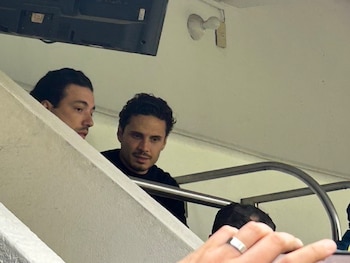 Veiga vio el partido del