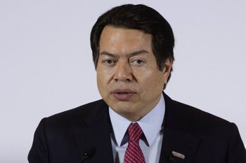 Mario Delgado envió un mensaje