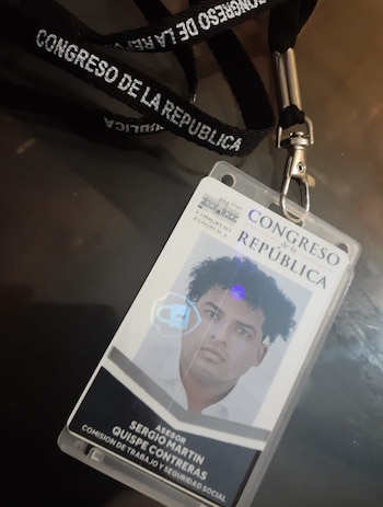 Sergio Quispe, exintegrante de la