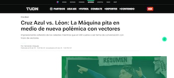 El canal deportivo mexicano mencionó