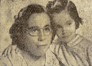 Nelly Rivas, de pequeña, a