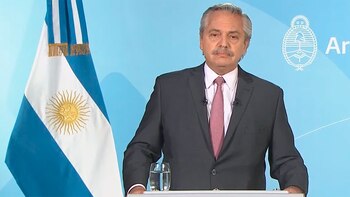 El presidente Alberto Fernández