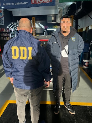 El único detenido, un cliente