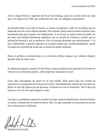 De la Calle / Twitter