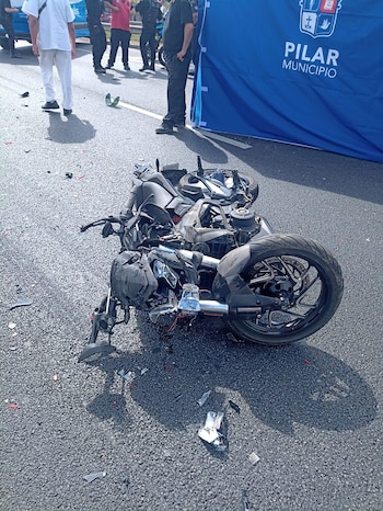 Murió un motociclista en la Panamericana