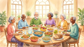 Un estudio revela que una dieta específica reduce la edad biológica en adultos mayores
