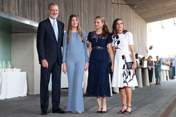 (I-D) El rey Felipe VI,