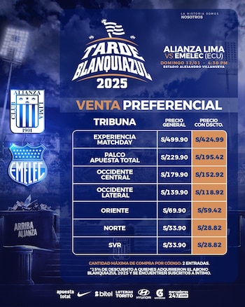 Precios de entradas para la