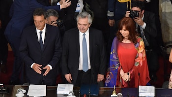 Fernández, Sergio Massa y Cristina